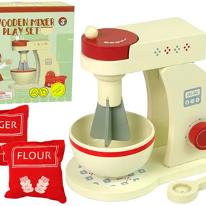 اسباب بازی همزن چوبی WOODEN MIXER PLAY SET کد WCF11_اسباب بازی